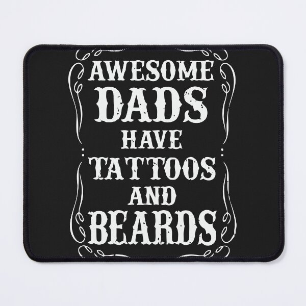 Item preview, Awesome Dads have tattoos and beards gift Shirt  designed and sold by JameJoyDesigner.