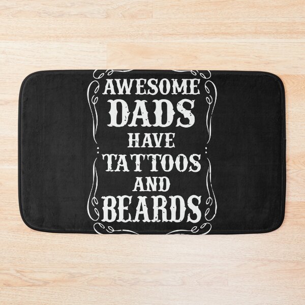 Item preview, Awesome Dads have tattoos and beards gift Shirt  designed and sold by JameJoyDesigner.