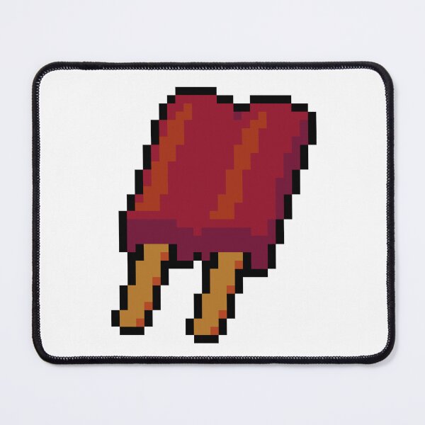 Item preview, Pixel Twin Popsicle - pixel food art designed and sold by LittleFoodShop.