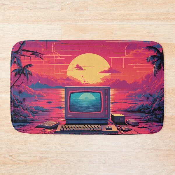 Item preview, Retro Futuristic Computer Synthwave Sun designed and sold by Nightarcade.