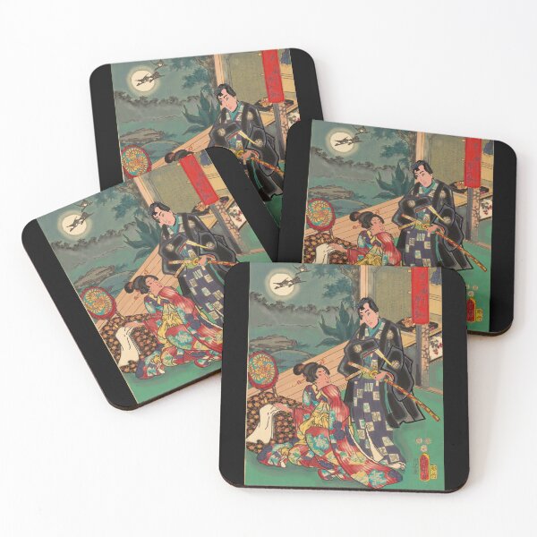 Item preview, Japanese Lovers Meet Under A Full Moon designed and sold by KathteeDesign.