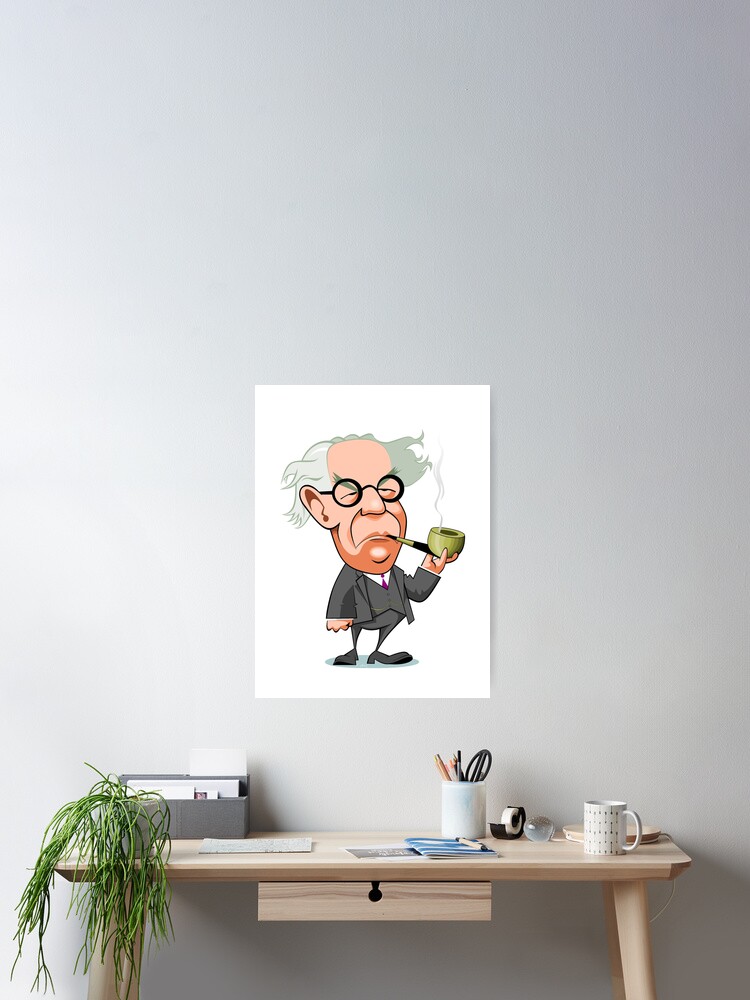 Poster for Sale avec l uvre Jean Piaget psychologue suisse