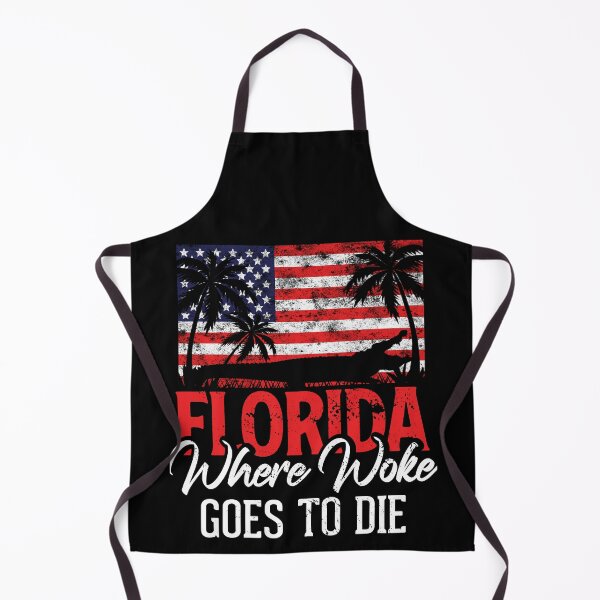 Item preview, Florida Where Woke Goes To Die USA Flag DeSantis Grunge designed and sold by Designer-Girl.
