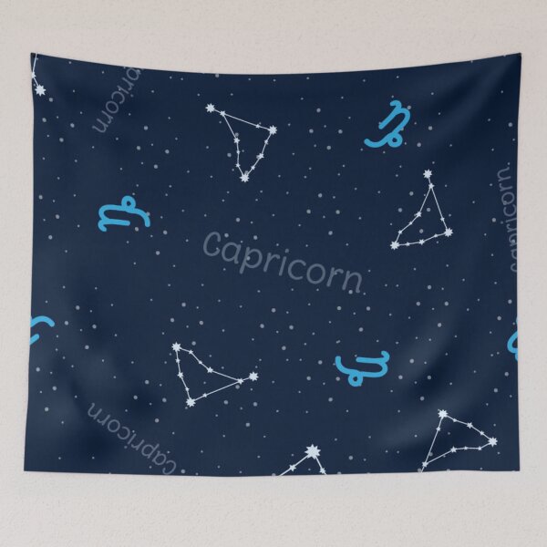 Item preview, Starry Alignments - Capricorn Constellation Seamless Pattern designed and sold by ysa-pattern.