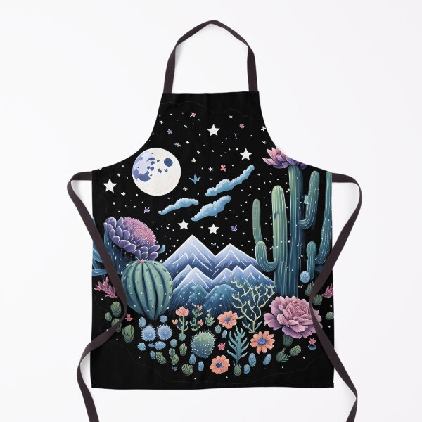 Item preview, Mountains and Cactus Floral Moon and Stars designed and sold by Shaymalily.
