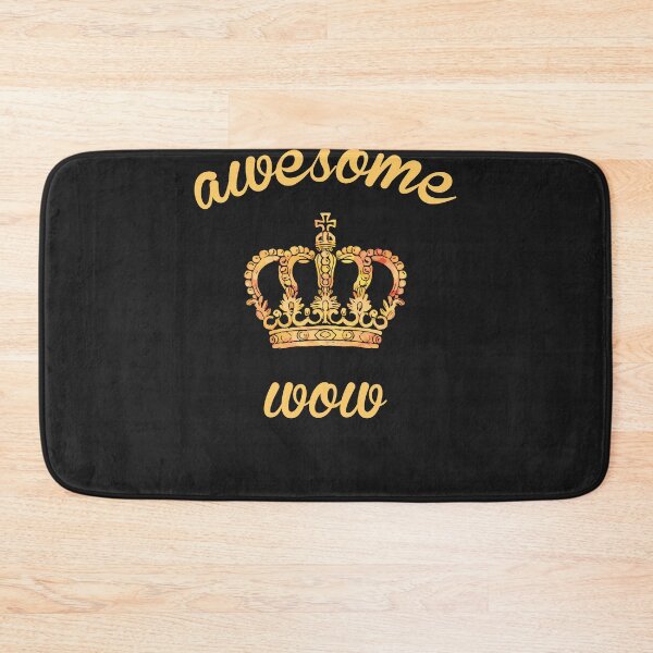 Item preview, awesome hat of king wow t shirt designed and sold by JameJoyDesigner.