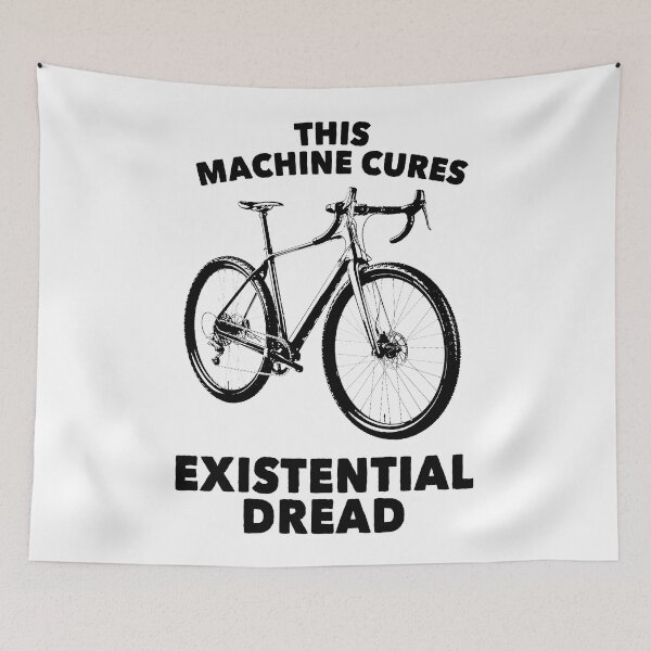Item preview, This Machine Cures Existential Dread Bicycle designed and sold by Esskay Designs.
