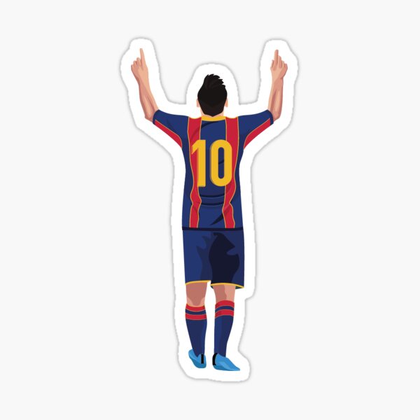 Autocollant Lionel Messi Versions PSG & Barcelone disponibles