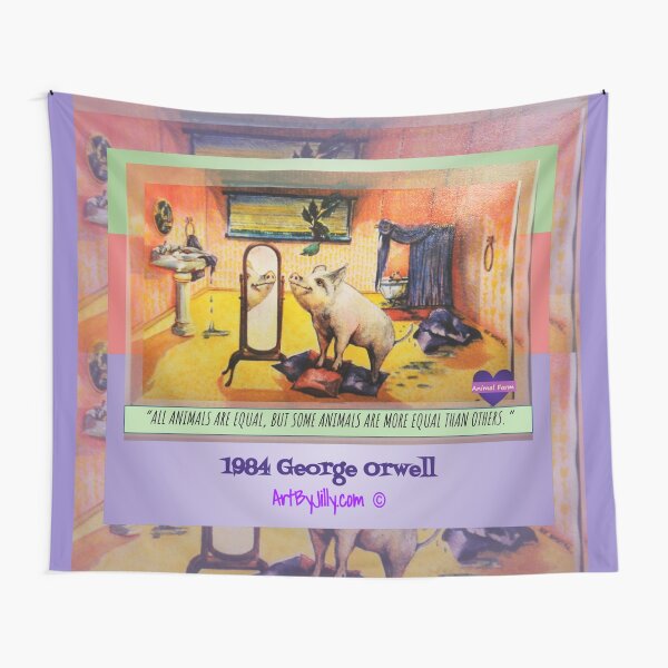 Lipstick on a Pig Tapestry