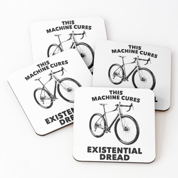 Item preview, This Machine Cures Existential Dread Bicycle designed and sold by Esskay Designs.