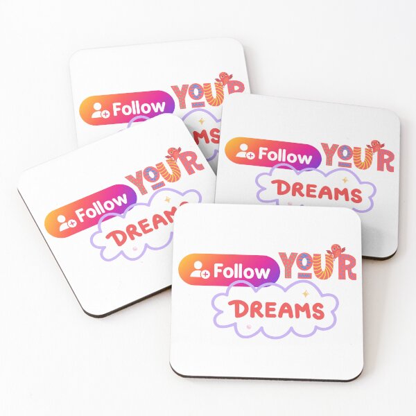 Item preview, follow your dreams funny dreams colorfull  designed and sold by DESIGNIRIS.