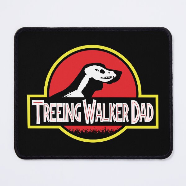 Item preview, (For Dark Background) Jurassic Treeing Walker Coonhound Dad designed and sold by More Cute Dogs.