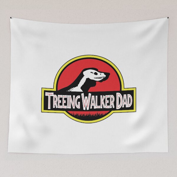Item preview, (For Bright Background) Jurassic Treeing Walker Coonhound Dad designed and sold by More Cute Dogs.