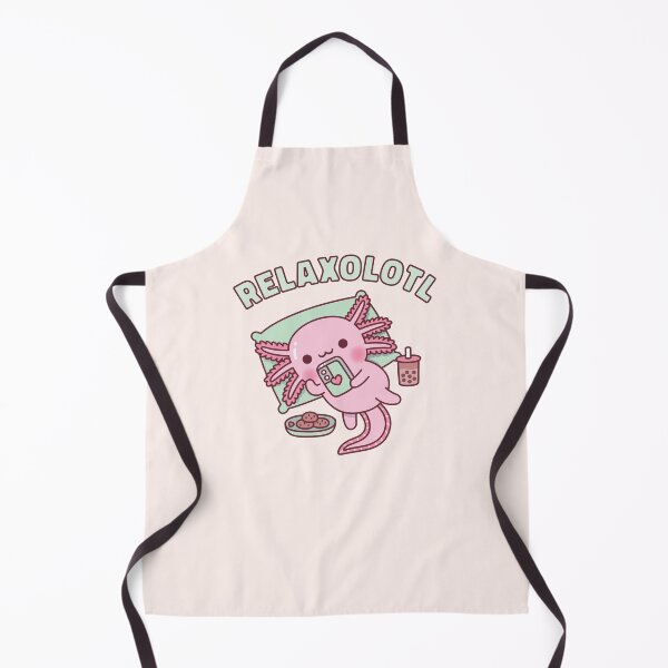 Item preview, Cute Axolotl Chilling With Handphone Relaxolotl Funny designed and sold by rustydoodle.