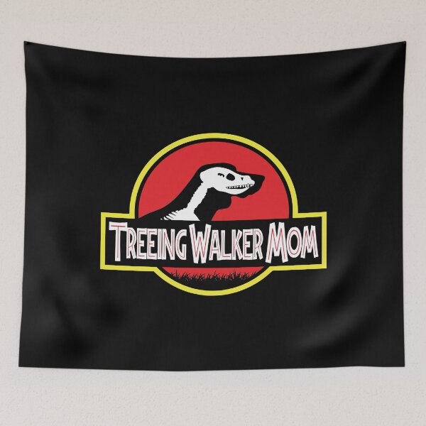 Item preview, (For Dark Background) Jurassic Treeing Walker Coonhound Mom designed and sold by More Cute Dogs.