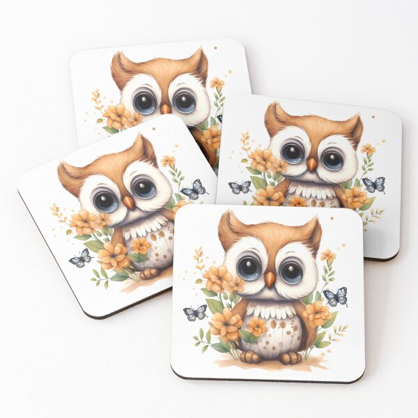 Item preview, Owl Animal Clipart, North America Animal, American Fauna Art, American Mammal, Wildlife Species, Watercolor Graphic designed and sold by CoolorPaint.