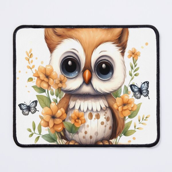 Item preview, Owl Animal Clipart, North America Animal, American Fauna Art, American Mammal, Wildlife Species, Watercolor Graphic designed and sold by CoolorPaint.