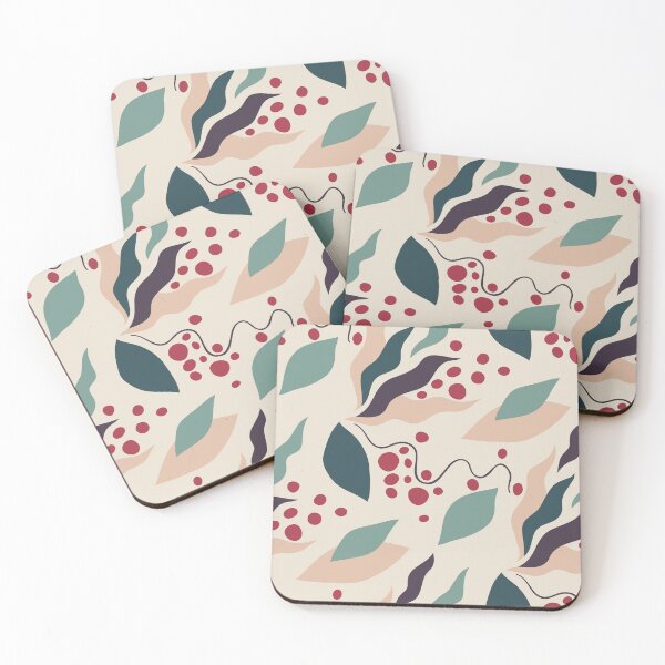 Item preview, Leaves and berries abstract seamless pattern designed and sold by Acim0.