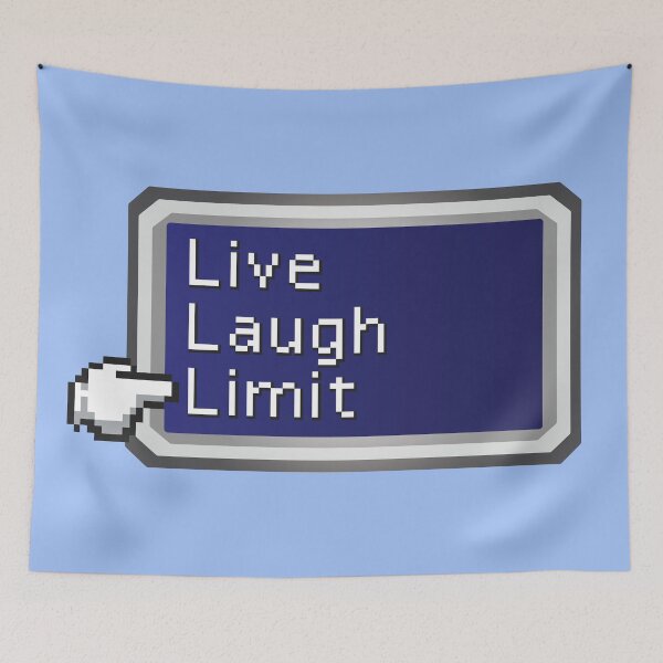 Item preview, Final Fantasy "Live Laugh Limit" (White text) designed and sold by Jye O'Toole.