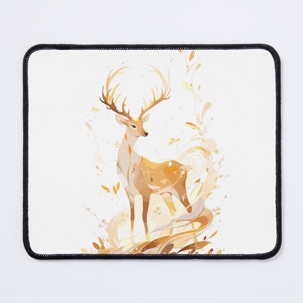 Item preview, Graceful Heritage: A Hungarian Wonder Stag Aquarelle Inspired by Folklore designed and sold by EmeraldeaArt.