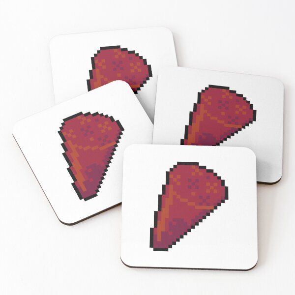 Item preview, Pixel Cherry Two Ball Screwball popsicle - pixel food art designed and sold by LittleFoodShop.
