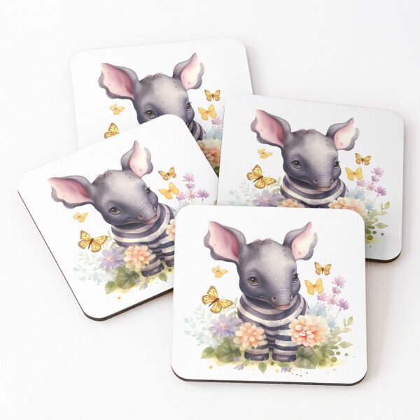 Item preview, Tapir Animal Clipart, North America Animal, American Fauna Art, American Mammal, Wildlife Species, Watercolor Graphic designed and sold by CoolorPaint.