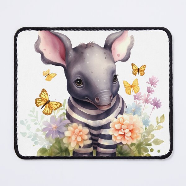 Item preview, Tapir Animal Clipart, North America Animal, American Fauna Art, American Mammal, Wildlife Species, Watercolor Graphic designed and sold by CoolorPaint.