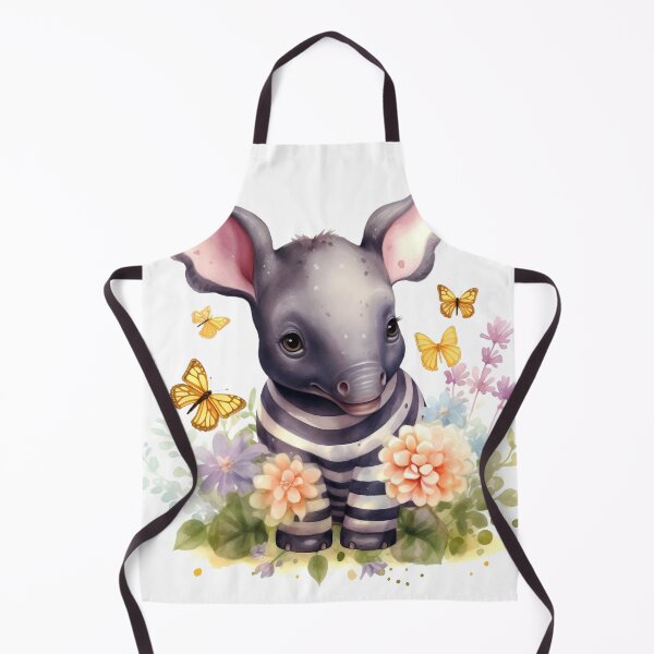 Item preview, Tapir Animal Clipart, North America Animal, American Fauna Art, American Mammal, Wildlife Species, Watercolor Graphic designed and sold by CoolorPaint.