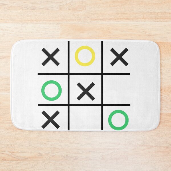 Item preview, Tic-Tac-Toe, Xs & Os, Noughts & Crosses (green/yellow/black) designed and sold by Obawan.
