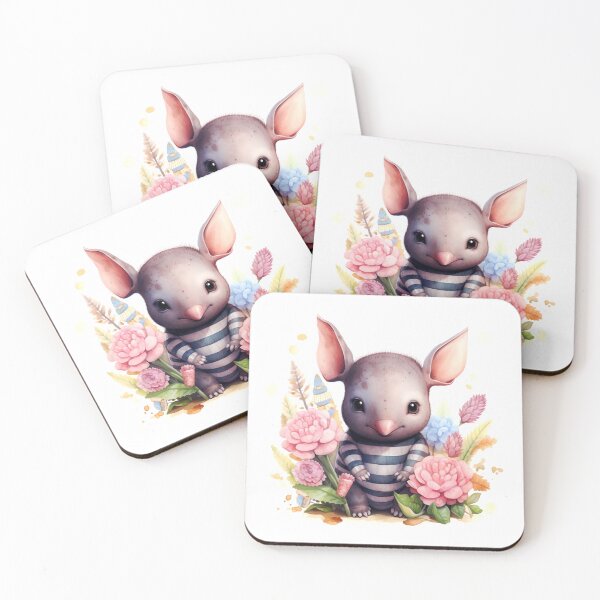 Item preview, Armadillo Animal Clipart, South America Animal, Tropical Fauna Art, American Mammal, Jungle Wildlife, American Cute designed and sold by CoolorPaint.