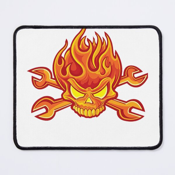 Item preview, Flaming skull designed and sold by TenacityLionel.
