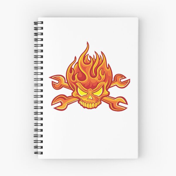 Item preview, Flaming skull designed and sold by TenacityLionel.
