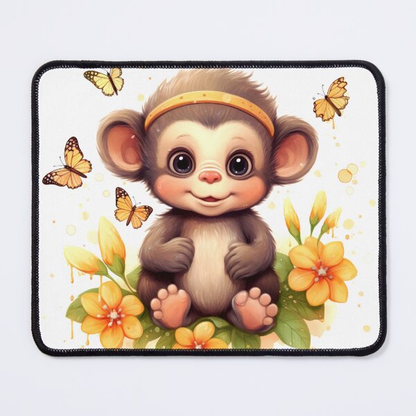 Item preview, Capuchin Animal Clipart, South America Animal, Tropical Fauna Art, American Mammal, Jungle Wildlife, American Cute designed and sold by CoolorPaint.