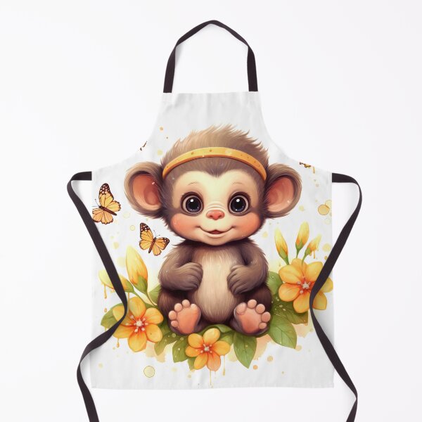 Item preview, Capuchin Animal Clipart, South America Animal, Tropical Fauna Art, American Mammal, Jungle Wildlife, American Cute designed and sold by CoolorPaint.