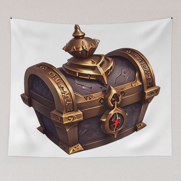Item preview, 5e magic item: Chest with golden frame designed and sold by Dungeon-Depot.