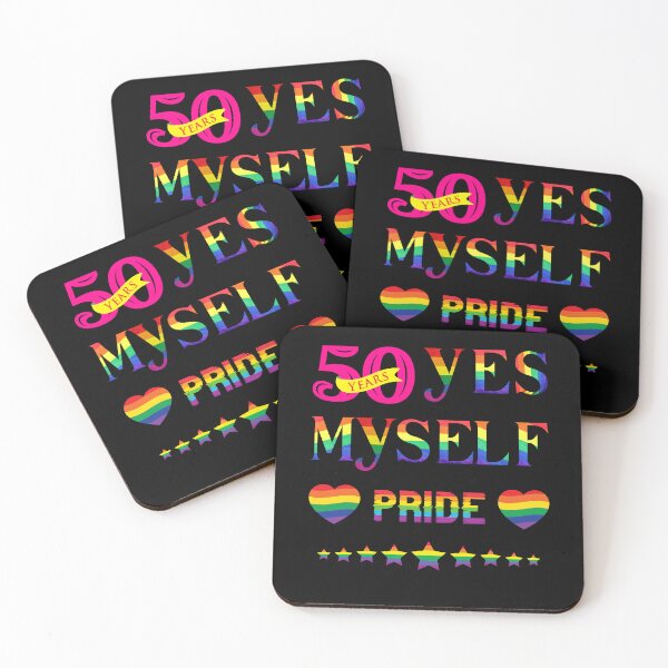 Item preview, 50 years yes proud of myself LGBTQ birthday gifts designed and sold by Teetawatshop.