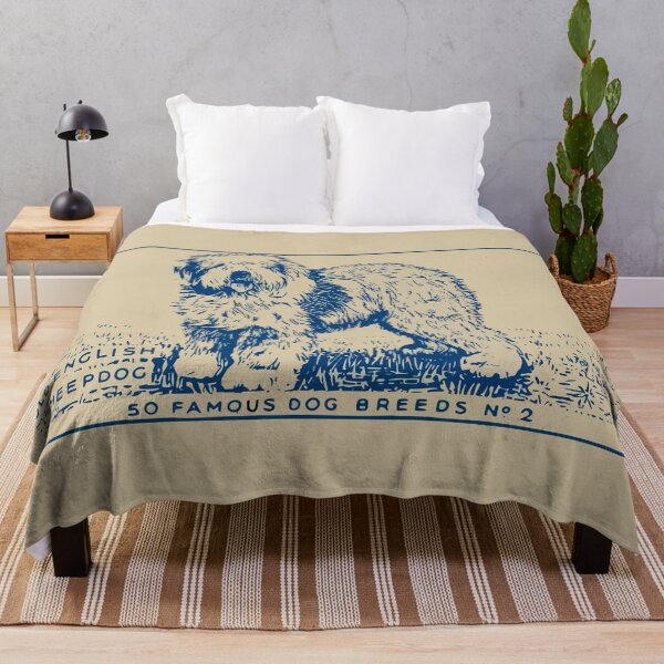 Item preview, Old English Sheepdog Vintage Art Dog Vintage Poster Art designed and sold by ElegantCat.