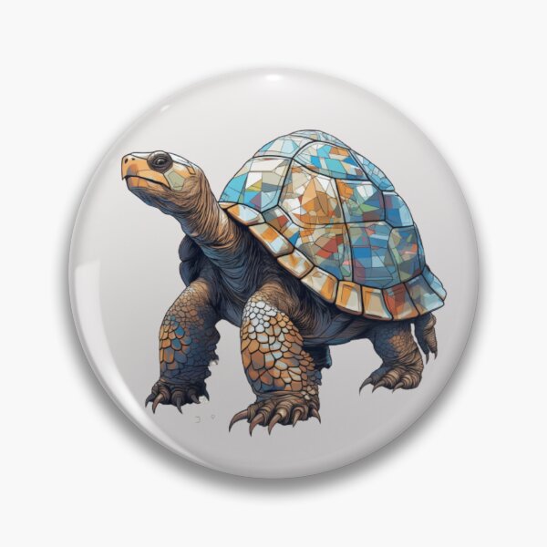 Item preview, Galapagos Tortoise in Galapagos Mosaic Style designed and sold by KMQN.