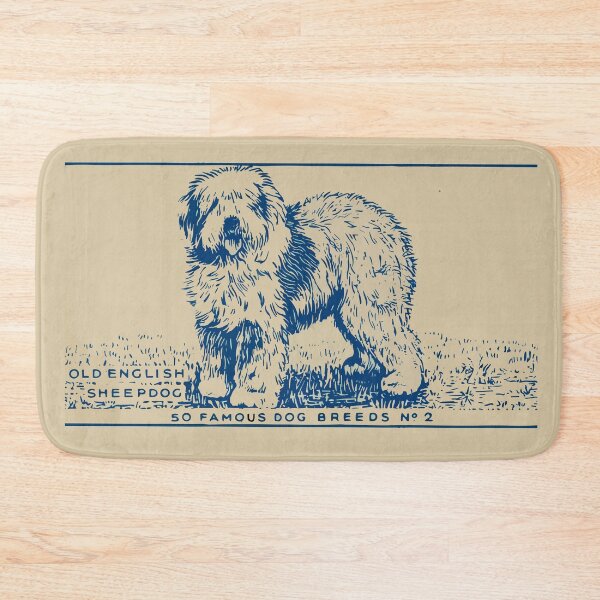 Item preview, Old English Sheepdog Vintage Art Dog Vintage Poster Art designed and sold by ElegantCat.