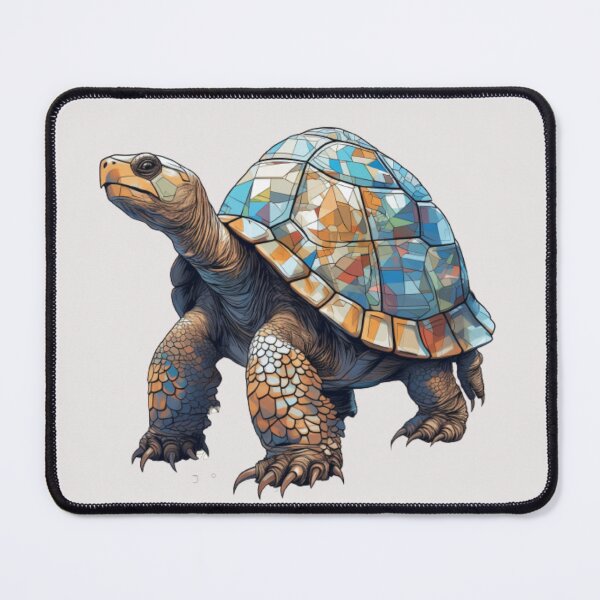 Item preview, Galapagos Tortoise in Galapagos Mosaic Style designed and sold by KMQN.