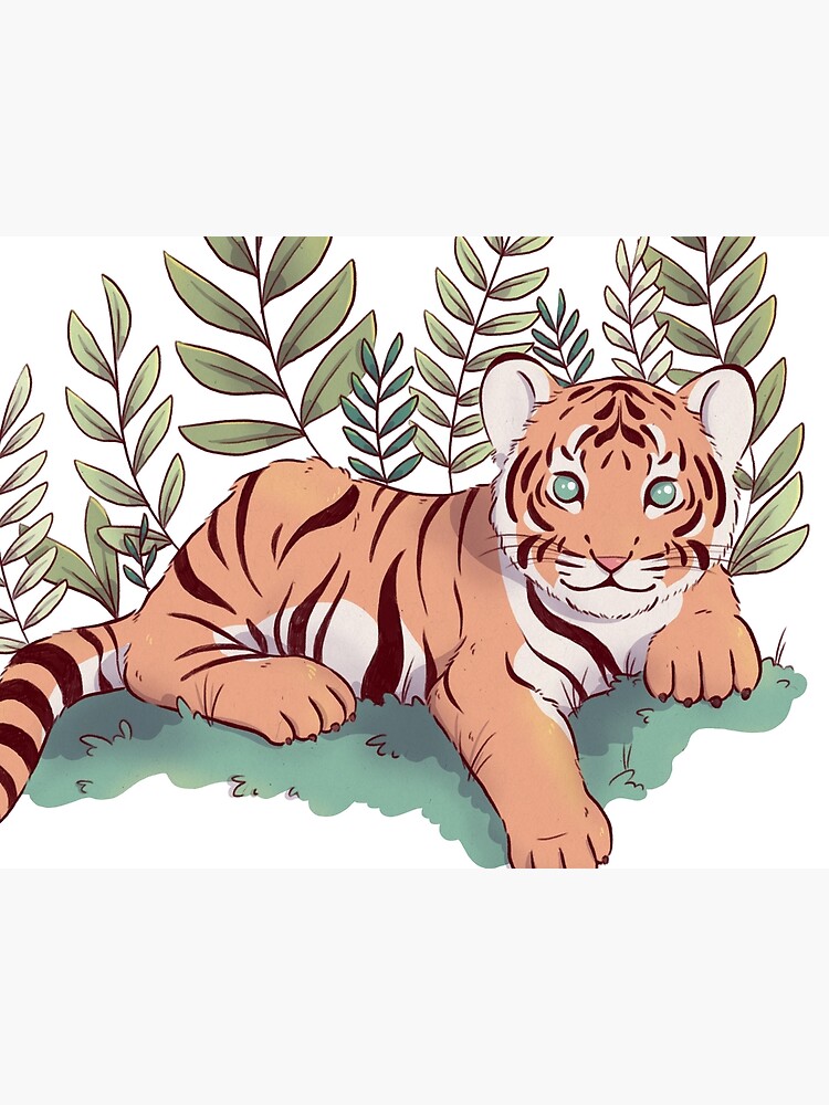 Thumbnail 5 of 5, Pet Mat, Tiger Cub designed and sold by Melissa Jan.