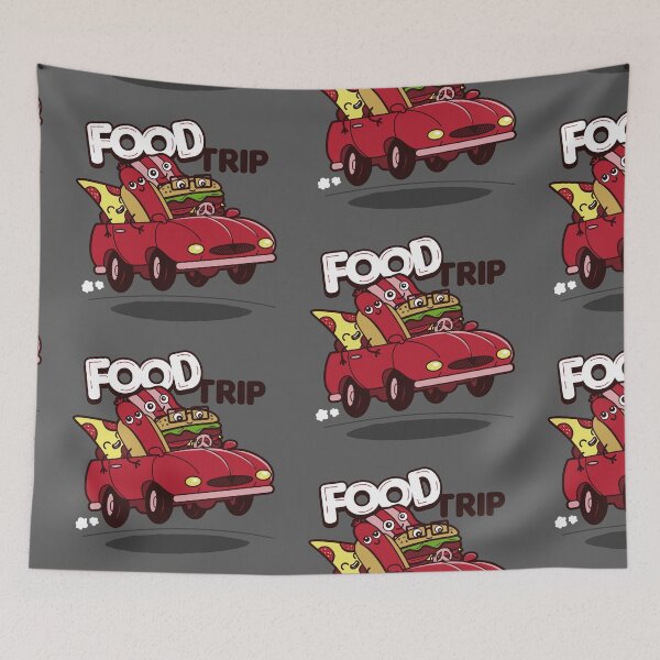 Item preview, Food Trip Original Foodie Cute Food Kawaii Cartoon For Junk Food lovers designed and sold by BoggsNicolasArt.