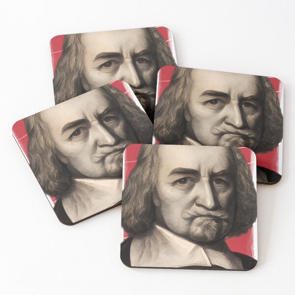Item preview, English Philosopher Thomas Hobbes illustration  designed and sold by Litstoy.