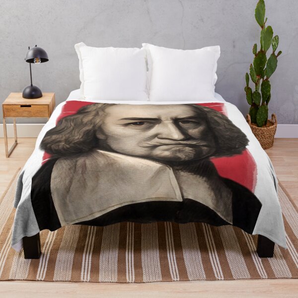 Item preview, English Philosopher Thomas Hobbes illustration designed and sold by Litstoy.