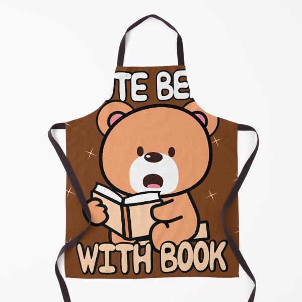 Item preview, cute bear with book,kawaii designed and sold by GSJGROUP.