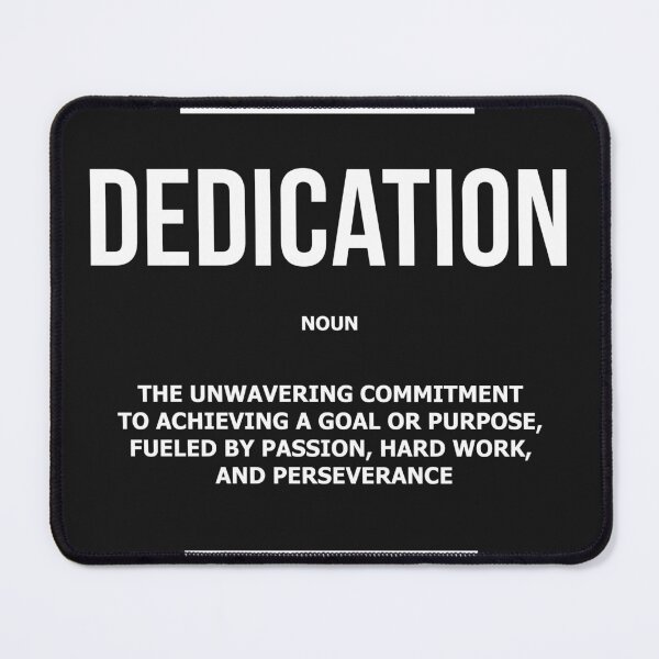 Item preview, Dedication Print, Hard Work & Perseverance Art Inspiring Persistent Modern Sign designed and sold by SuccessHunters.