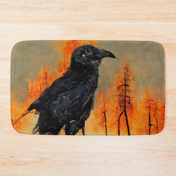 Item preview, AI ART Black Crow fire designed and sold by dreemy3699.