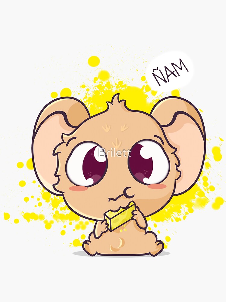 Ñam Sticker For Sale By Brilett Redbubble 