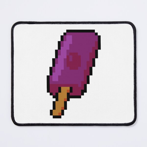 Item preview, Pixel Grape popsicle - pixel food art designed and sold by LittleFoodShop.