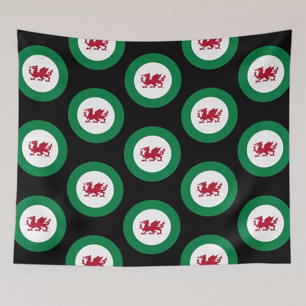 Item preview, Welsh Dragon Retro Mod Roundel  designed and sold by SalenyGraphic.
